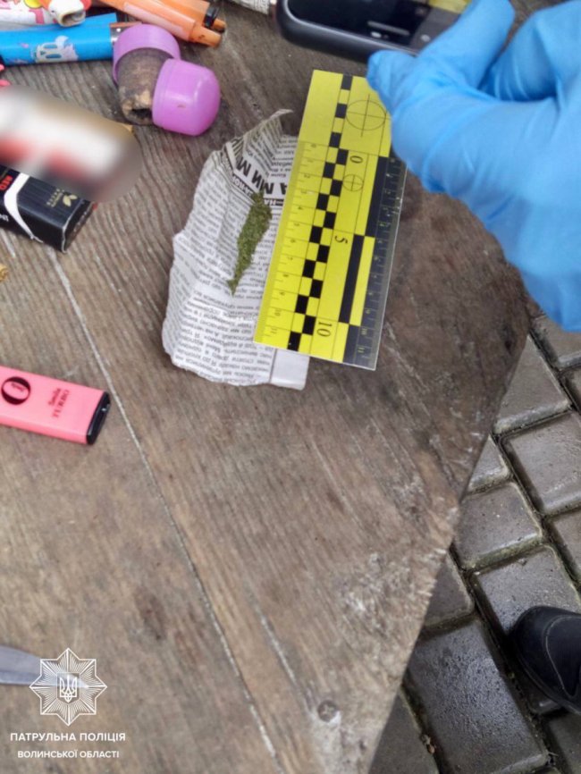 У Луцьку чоловік «здав» патрульним людей, які шукали наркотики. ФОТО