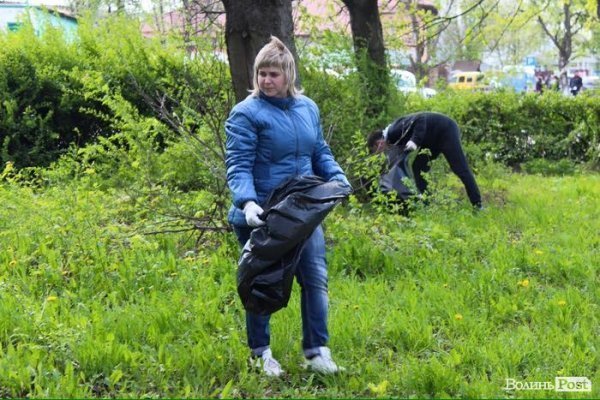 У Луцьку до свят прибрали 15 зелених зон. ФОТО