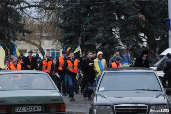 Пікет міліції та прокуратури в Луцьку. ФОТО