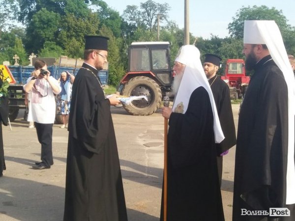 Як лучани зустрічали Філарета. ФОТО. ВІДЕО