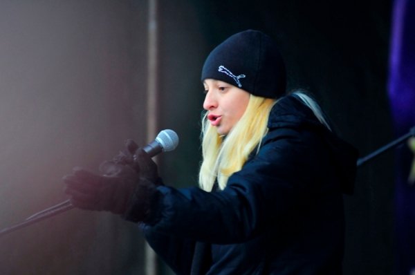 Віче на луцькому Майдані. ФОТО