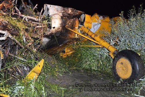 У Турійському районі розбився літак: є жертви. ФОТО. ВІДЕО
