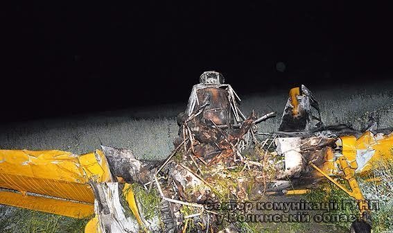 У Турійському районі розбився літак: є жертви. ФОТО. ВІДЕО