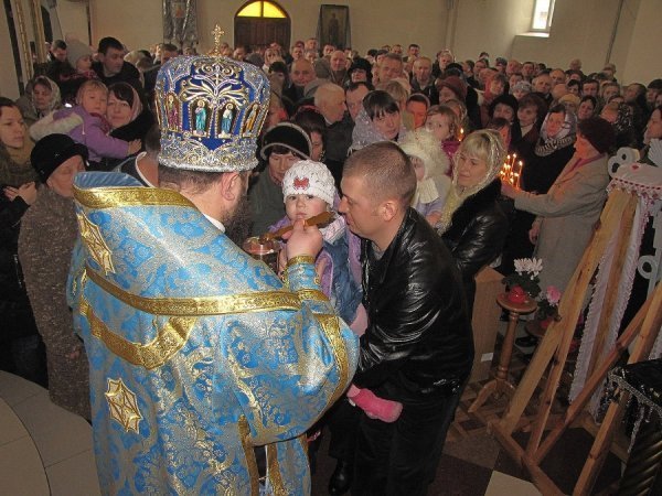 Як у ковельському соборі відзначали Благовіщення. ФОТО. ВІДЕО