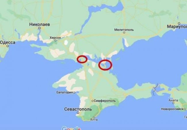 Окупанти заявили про приліт по Чонгарському мосту на кордоні з Кримом. ФОТО