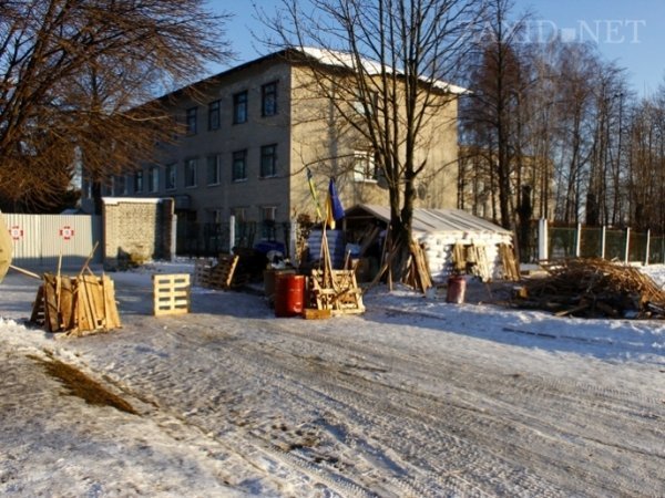Блокування ВВшників у Львові. ФОТО