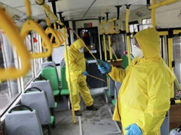 Розповіли, як у Луцьку дезінфікують тролейбуси від поширення вірусів