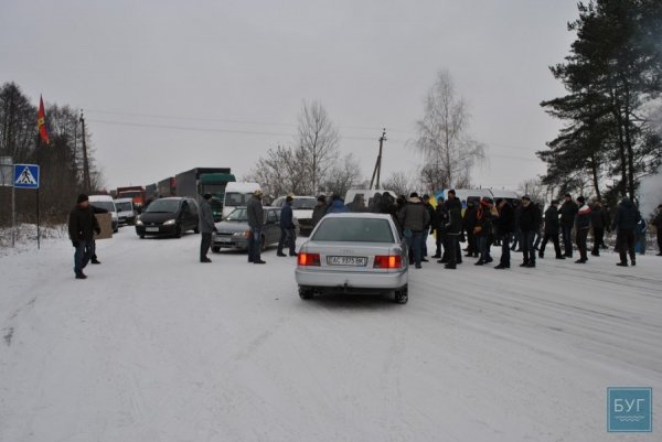 Нововолинські гірники перекрили дорогу