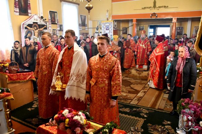 У селі на Волині прихильники УПЦ (МП) відзначили престольне свято. ФОТО