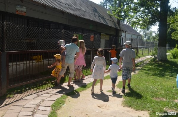 Благодійна акція у Луцькому зоопарку. ФОТО