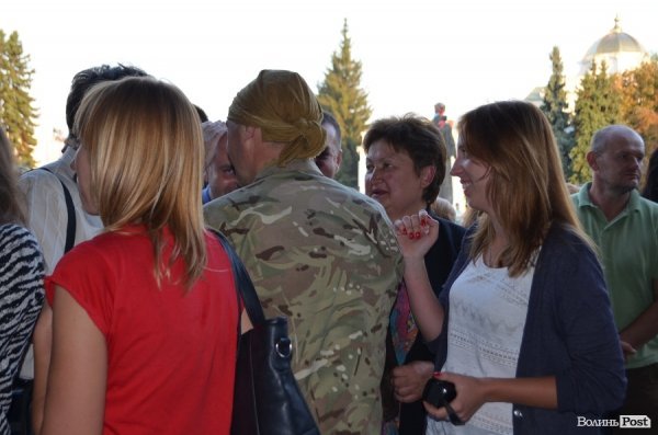 Лучани проводжали батальйон «Айдар» на Схід. ФОТО