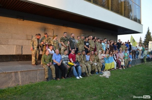 Лучани проводжали батальйон «Айдар» на Схід. ФОТО