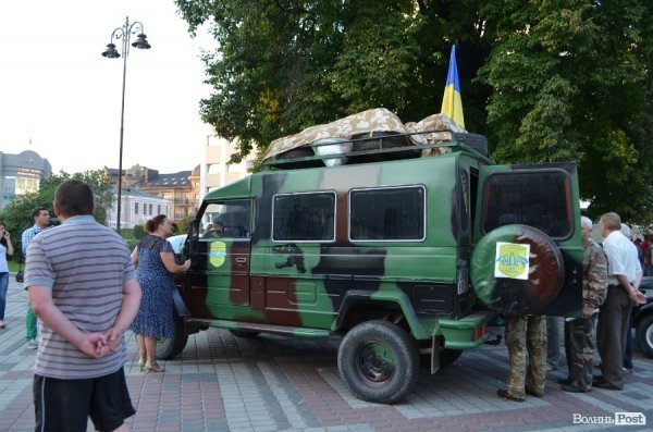 Лучани проводжали батальйон «Айдар» на Схід. ФОТО