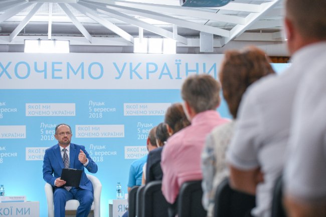 Вільна людина та сильна держава: про що Безсмертний дискутував з волинянами*