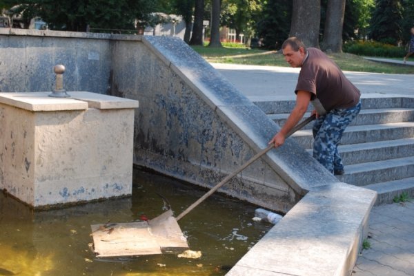 «Трофеї» луцьких фонтанів. ФОТО