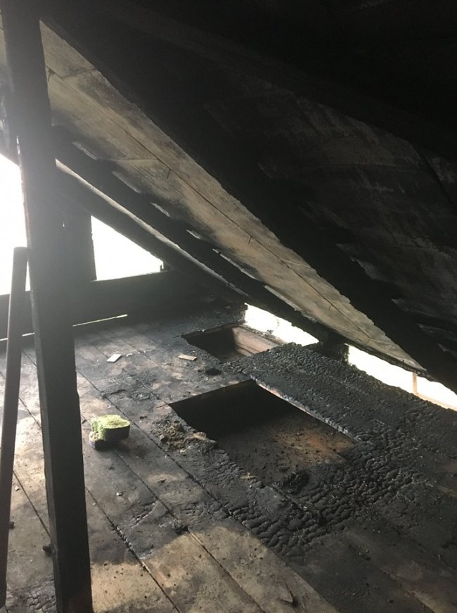 У Жидичині горів будинок, де живуть дев'ятеро людей