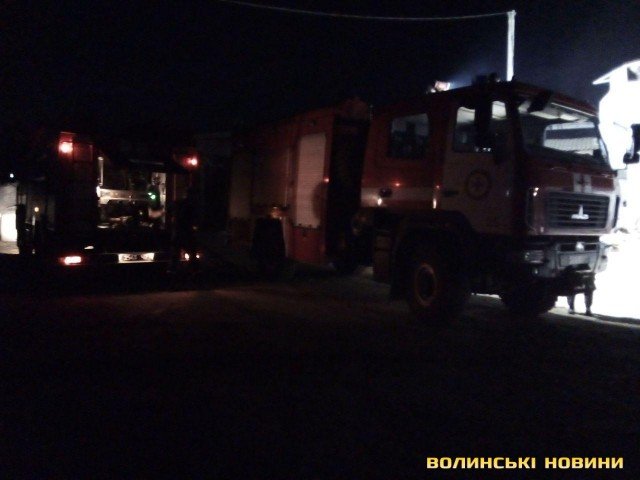 У Жидичині горів будинок, де живуть дев'ятеро людей