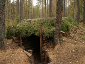 Волинянин у землянці ховав зброю та патрони 