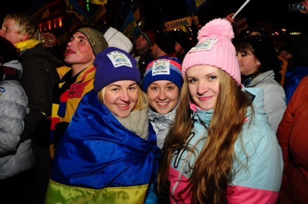 Красуні Євромайдану. ФОТО
