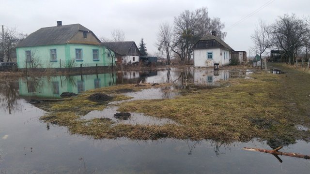 Село на Волині постраждало від підтоплення