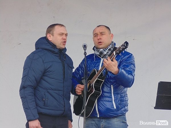 Антивоєнне віче у Луцьку. ФОТО