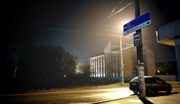 Фото нічного 40-го мікрорайону Луцька