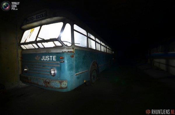 Cховище громадського транспорту в Бельгії. ФОТО