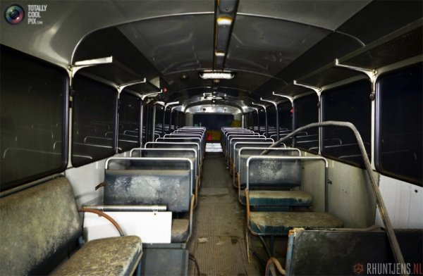 Cховище громадського транспорту в Бельгії. ФОТО