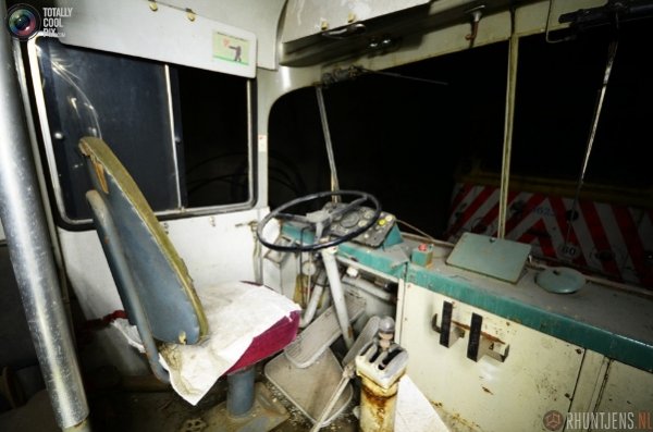 Cховище громадського транспорту в Бельгії. ФОТО