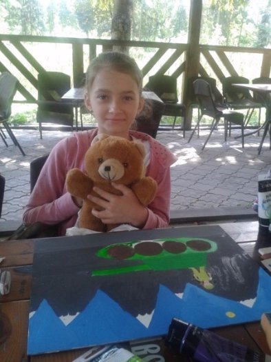 Діти волинських учасників АТО  творили «Подарунок для солдата». ФОТО