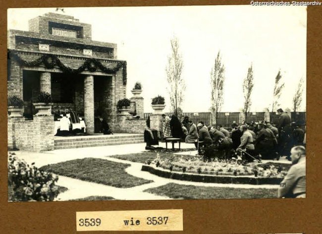 Молебень на меморіалі «Pro Patria», 1914-1918 рр.