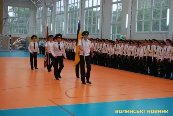 Випускний у луцькому військовому ліцеї. ФОТО