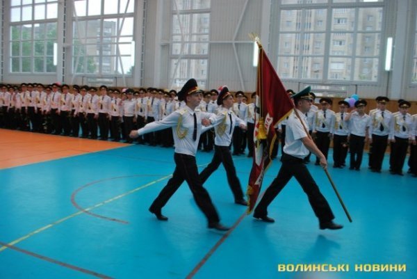 Випускний у луцькому військовому ліцеї. ФОТО