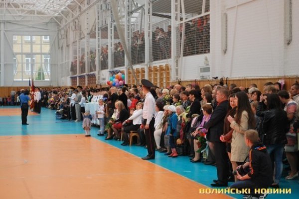 Випускний у луцькому військовому ліцеї. ФОТО