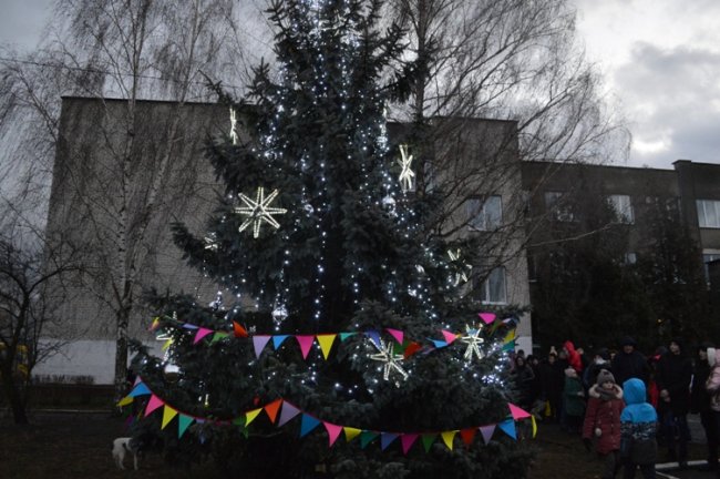 Вперше у Ковелі засвітили три ялинки. ФОТО