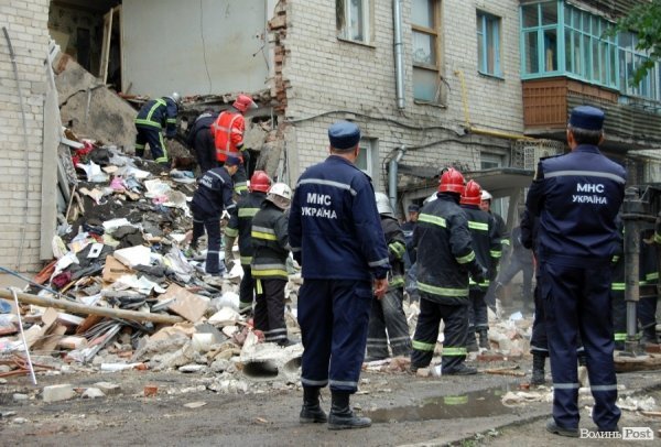 У завалах будинку в Луцьку знайшли тіло другого загиблого. ФОТО