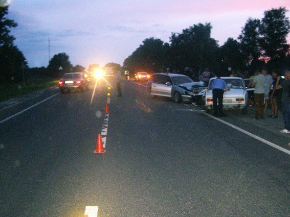 На Волині колишній міліціонер вчинив аварію. ФОТО