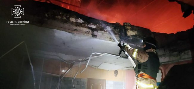 МВС показало наслідки нічного удару по Харківщині