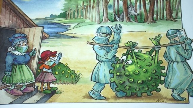 «Вакханалія ковіду» луцького художника стала кращою світовою карикатурою на цю тему.ВІДЕО