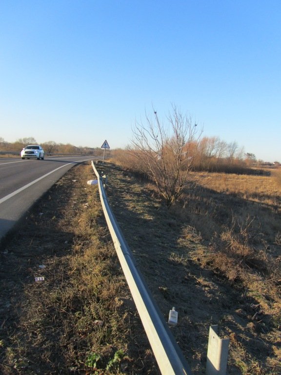 На міжнародній трасі на Волині покрали знаки 