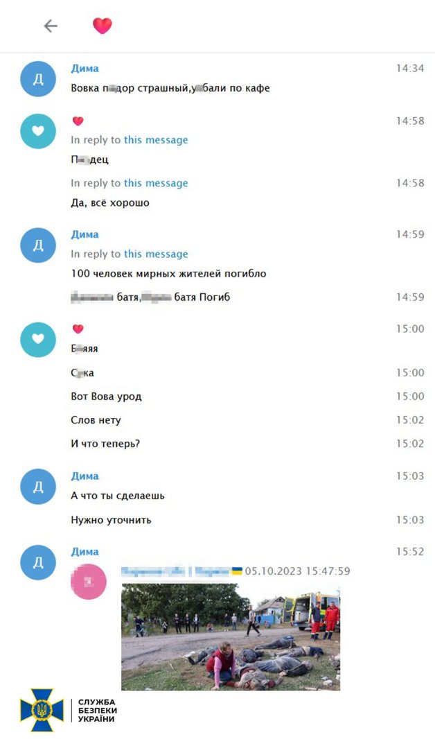 СБУ встановила нелюдів, які навели російський «Іскандер» на кафе у селі Гроза на Харківщині. ФОТО