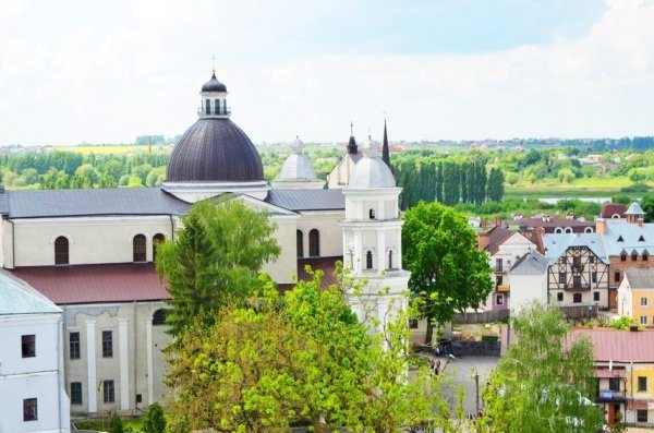 Луцьк з В'їзної вежі замку. ФОТО