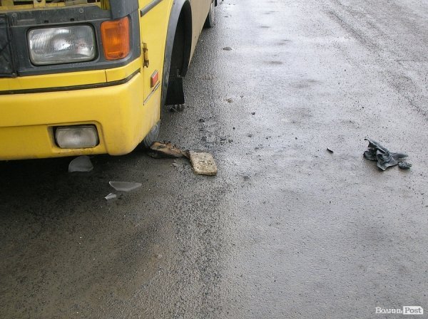 У Луцьку горіла маршрутка. ФОТО