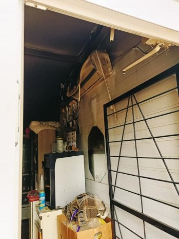 На Волині горів магазин. ФОТО