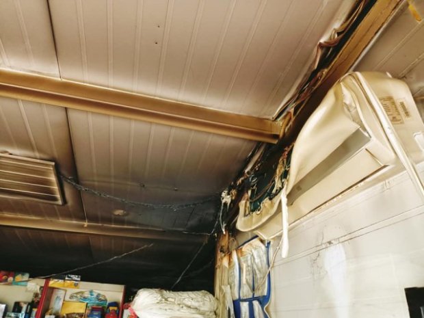 На Волині горів магазин. ФОТО