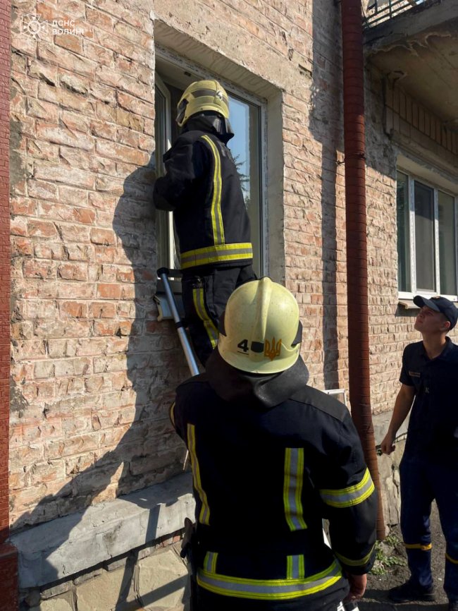 У Луцьку горіла господарська споруда