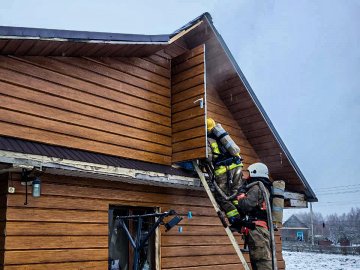 На Волині горів житловий будинок