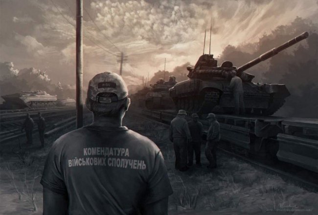 Художниця з Литви малює картини про українських воїнів. ФОТО