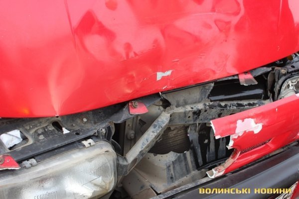 Аварія на луцькому мості. ФОТО