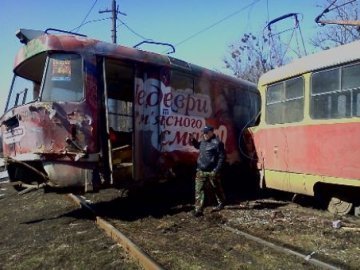 У Харкові в трамвая на ходу відірвався вагон. ФОТО